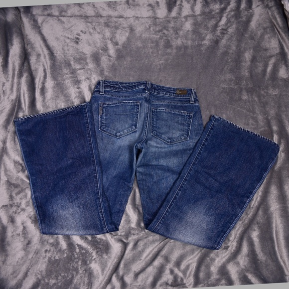 Paige Jeans Mid Rise Relaxed Wide Leg Size 27 - Picture 4 of 6